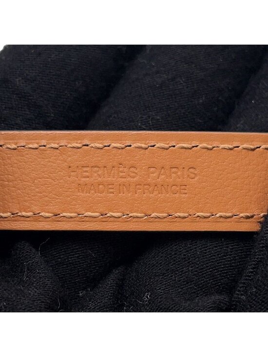 Hermes Pop Belt Black Pink Gold Epsom 85
